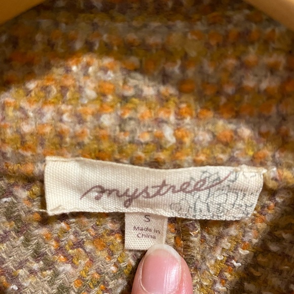 Mystree Mustard Plaid Shacket - Picture 6 of 7